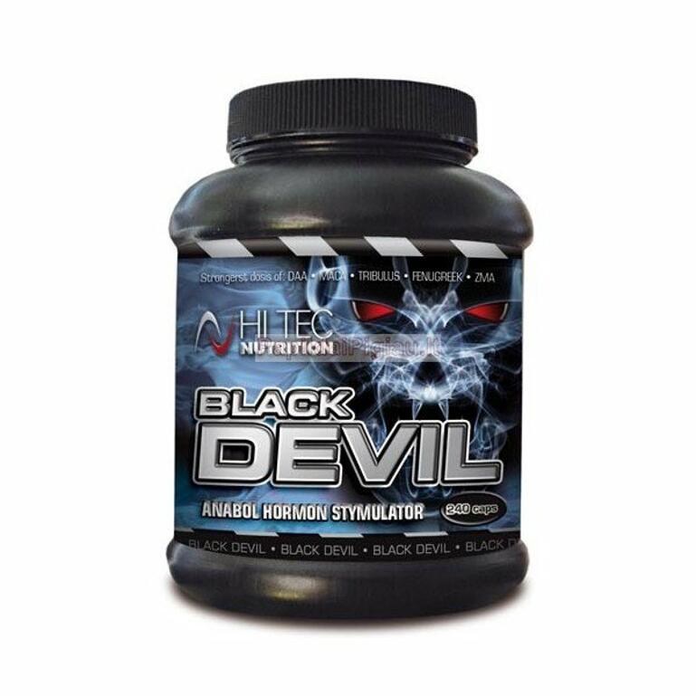 Testosterone Booster Hi Tec, Tribulus and ZMA complex Black Devil, 240