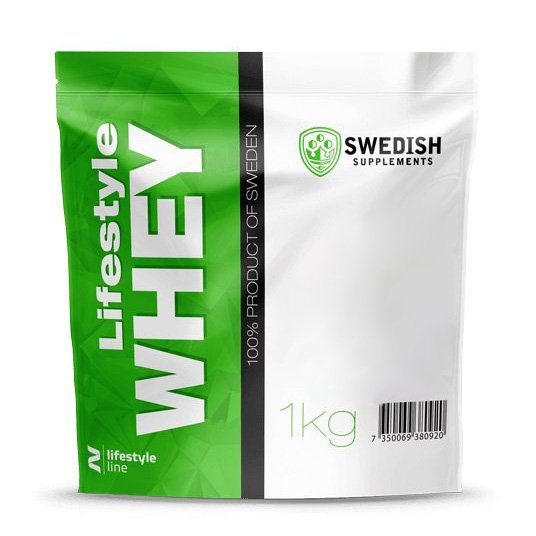 Протеин Swedish Lifestyle Whey, 1 кг Клубника,  ml, Superior 14. Protein. Mass Gain recovery Anti-catabolic properties 