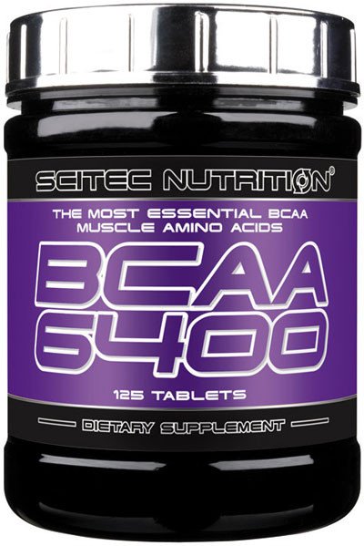 Scitec Nutrition BCAA 6400 125 tabs,  ml, Scitec Nutrition. BCAA. Weight Loss recovery Anti-catabolic properties Lean muscle mass 