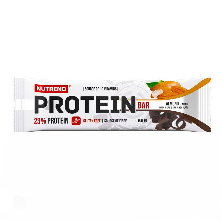 Протеиновый батончик Nutrend Protein Bar 23% (55 г) нутренд vanilla,  мл, Nutrend. Батончик. 