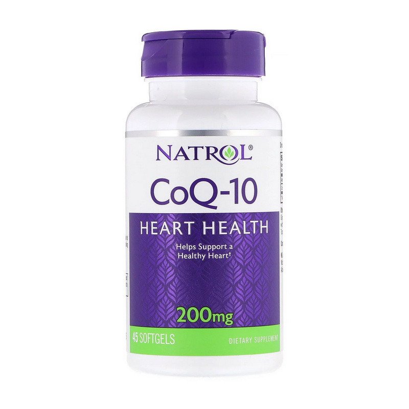 Natrol Коэнзим Q10 Natrol CoQ-10 200 mg (45 капс) натрол, , 45 