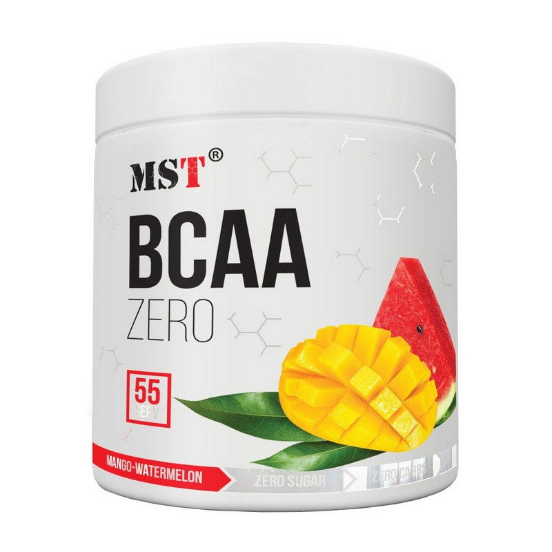 БЦАА MST BCAA Zero (330 г) мст зеро mango-watermelon,  ml, MST Nutrition. BCAA. Weight Loss recovery Anti-catabolic properties Lean muscle mass 