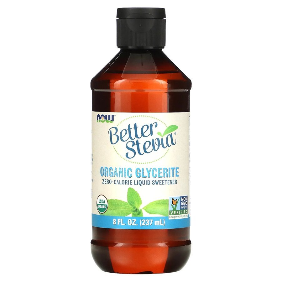 Заменитель питания NOW Better Stevia Liquid Sweetener Glycerite, 237 мл,  мл, Now. Заменитель питания. 