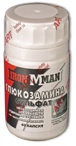 Глюкозамина сульфат, 40 pcs, Ironman. Glucosamine. General Health Ligament and Joint strengthening 