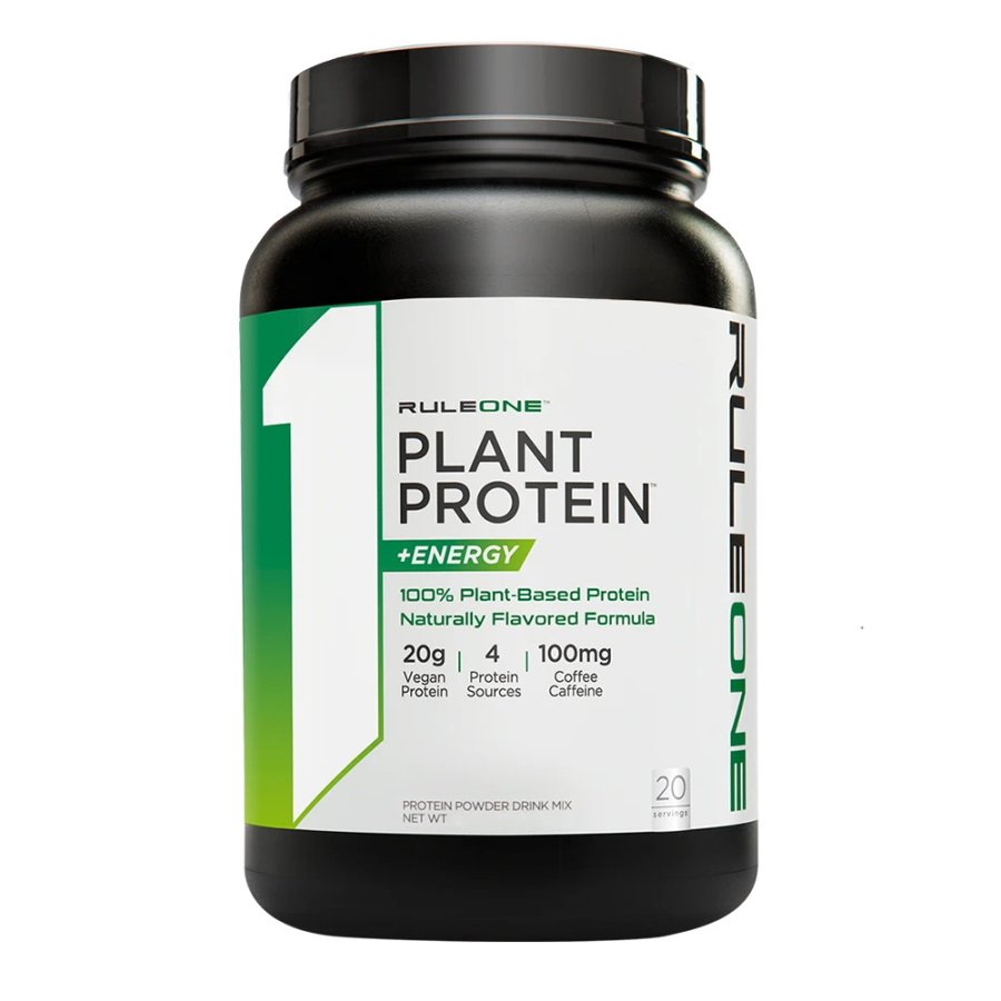 Протеин Rule 1 Plant Protein Energy, 640 грамм Холодный кофе,  мл, Rule One Proteins. Протеин. Набор массы Восстановление Антикатаболические свойства 