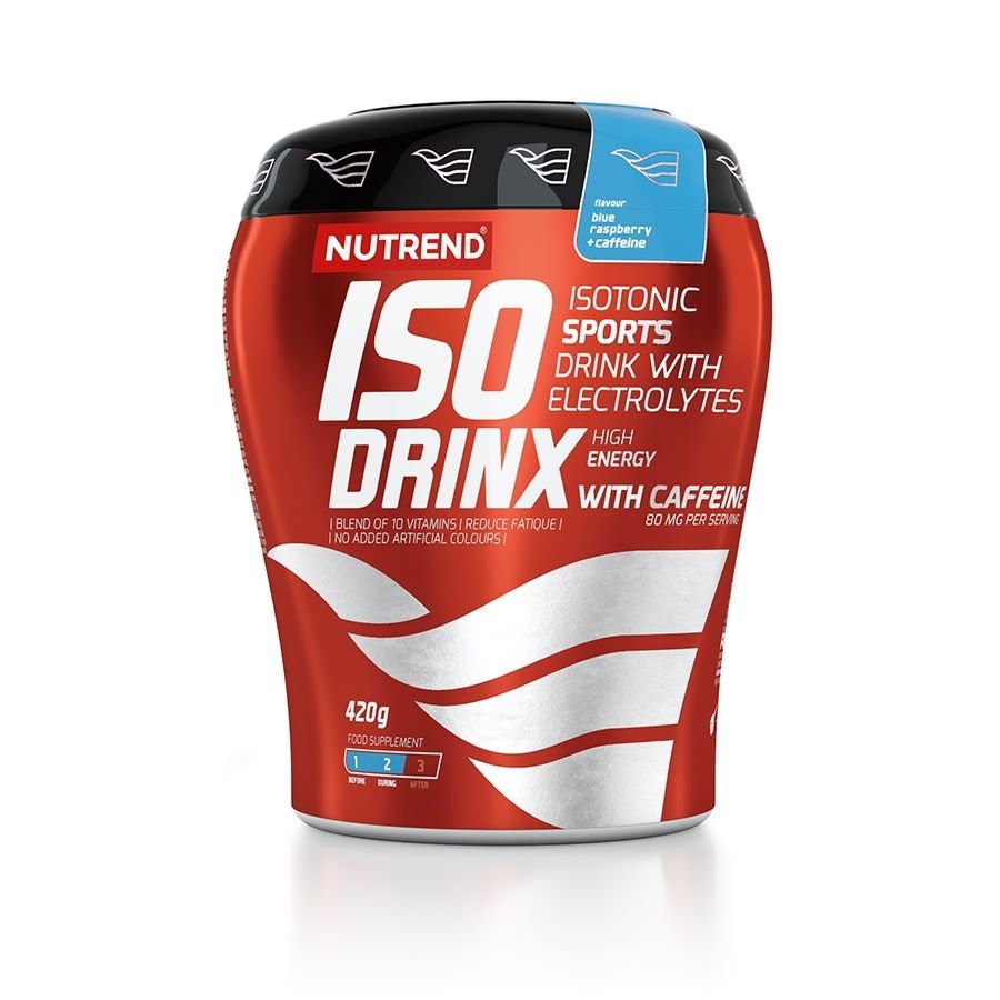 Nutrend Изотоники Nutrend IsoDrinx with Caffeine, 420 грамм Ежевика, , 420  грамм