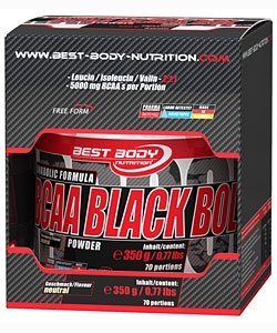 BCAA Black Bol Powder, 350 g, Best Body. BCAA. Weight Loss recovery Anti-catabolic properties Lean muscle mass 