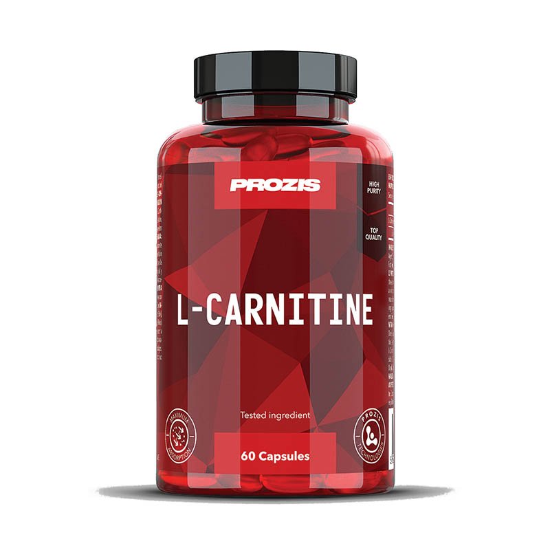 L-Carnitine 1500 мг, 60 шт, Prozis. L-карнитин. Снижение веса Поддержание здоровья Детоксикация Стрессоустойчивость Снижение холестерина Антиоксидантные свойства 