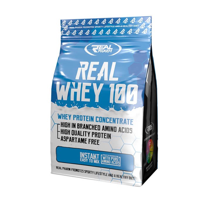 Quest Nutrition Протеин Real Pharm Real Whey 100, 700 грамм Клубничное мороженное СРОК 11.20, , 700  грамм