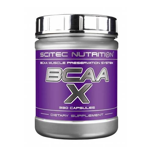 Амінокислоти BCAA-X Scitec Nutrition 330 caps,  мл, Scitec Nutrition. BCAA. Снижение веса Восстановление Антикатаболические свойства Сухая мышечная масса 