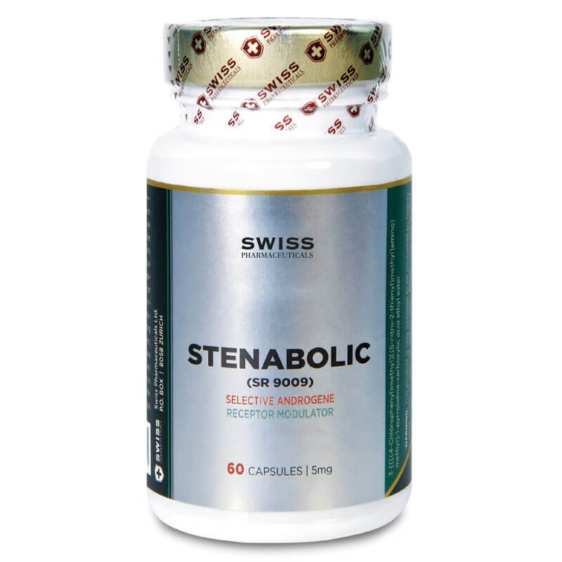 Swiss Pharmaceuticals SWISS PHARMACEUTICALS  Stenabolic (SR 9009) 60 шт. / 60 servings, , 60 шт.