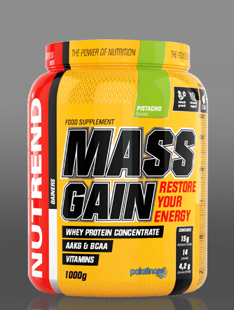 Mass Gain, 1000 g, Nutrend. Gainer. Mass Gain Energy & Endurance स्वास्थ्य लाभ 