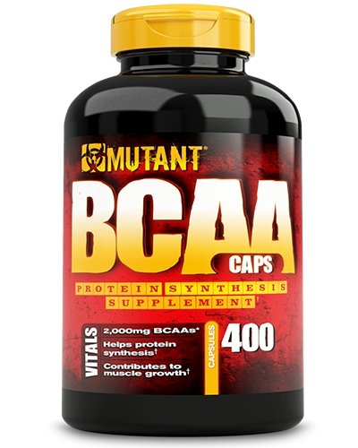 BCAA Caps, 400 pcs, Mutant. BCAA. Weight Loss recovery Anti-catabolic properties Lean muscle mass 