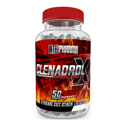 Clenadrol X, 50 шт, Intel Pharma. Жиросжигатель. Снижение веса Сжигание жира 