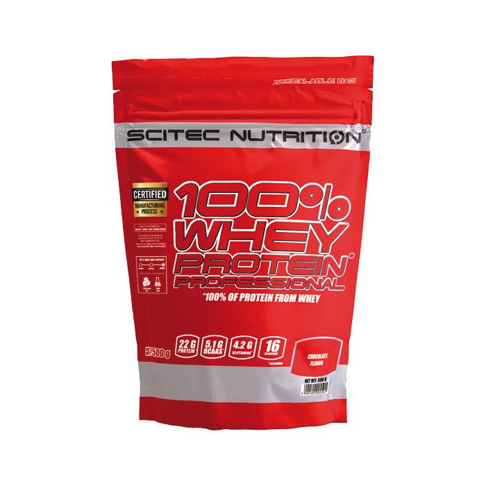 Scitec Nutrition Сывороточный протеин концентрат Scitec Nutrition 100% Whey Protein Professional 500 грамм Орех, ,