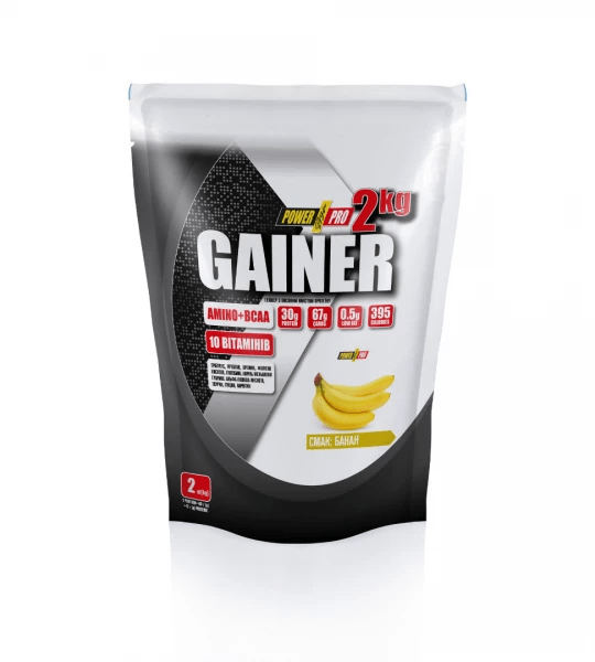 Power Pro Гейнер Power Pro Gainer Amino+BCAA 2000 г Банан, , 2000 г