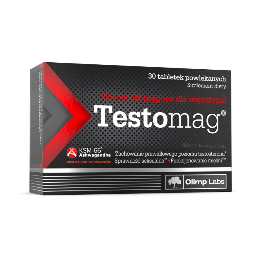 Стимулятор тестостерона Olimp Testomag , 30 таблеток,  мл, Olimp Labs. Бустер тестостерона. Поддержание здоровья Повышение либидо Aнаболические свойства Повышение тестостерона 