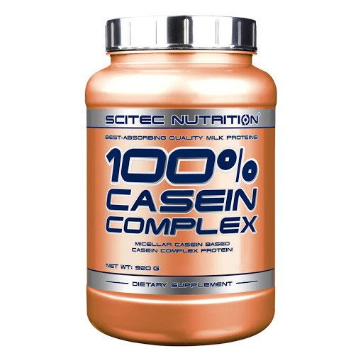 Протеин Scitec 100% Casein Complex, 920 грамм Бельгийский шоколад,  мл, Scitec Nutrition. Казеин. Снижение веса 