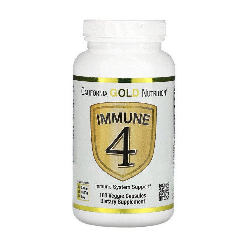 California Gold Nutrition Комплекс витаминов California Gold Nutrition Immune 4 180 капсул, , 