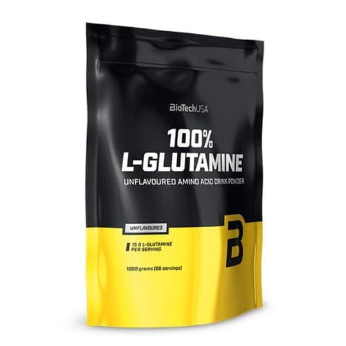 Глютамин BioTech 100% L-Glutamine (1000 г) биотеч,  мл, BioTech. Глютамин. Набор массы Восстановление Антикатаболические свойства 
