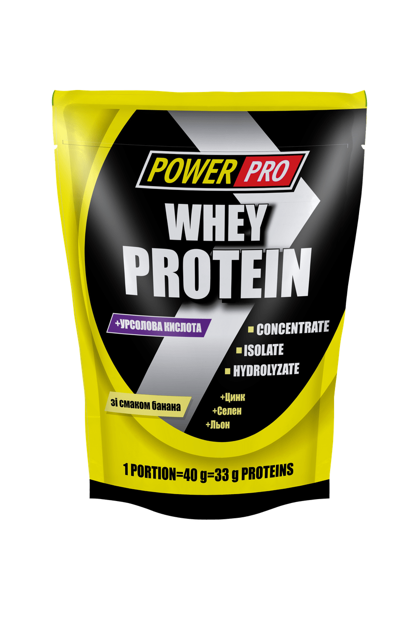 Протеїн Power Pro Whey Protein 1 кг (банан),  ml, Power Pro. Protein. Mass Gain recovery Anti-catabolic properties 