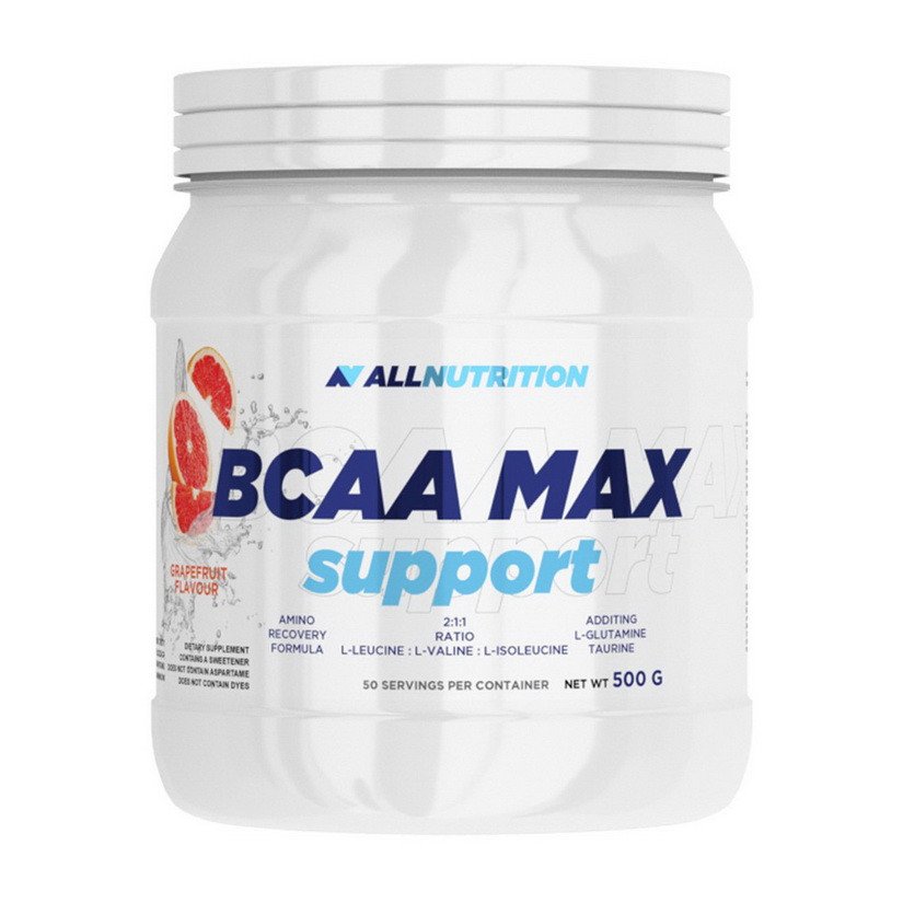 БЦАА AllNutrition BCAA Max (500 г) алл нутришн tropical flavour,  мл, AllNutrition. BCAA. Снижение веса Восстановление Антикатаболические свойства Сухая мышечная масса 