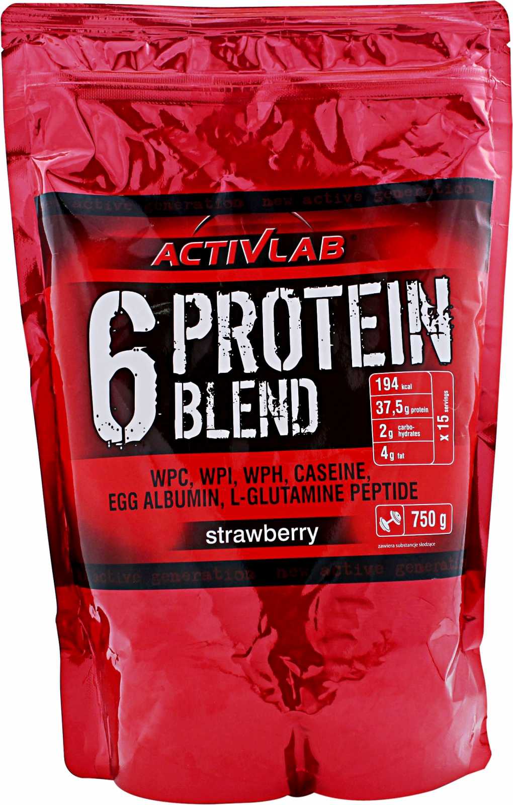 6 Protein Blend, 750 г, ActivLab. Комплексный протеин. 