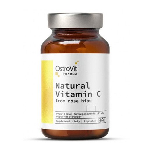 OstroVit Витамин C OstroVit Natural Vitamin C from Rose Hips 30 капсул, , 