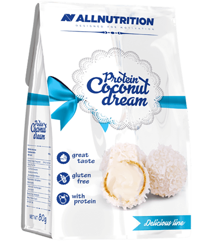 Protein Coconut Dream, 80 г, AllNutrition. Заменитель питания. 