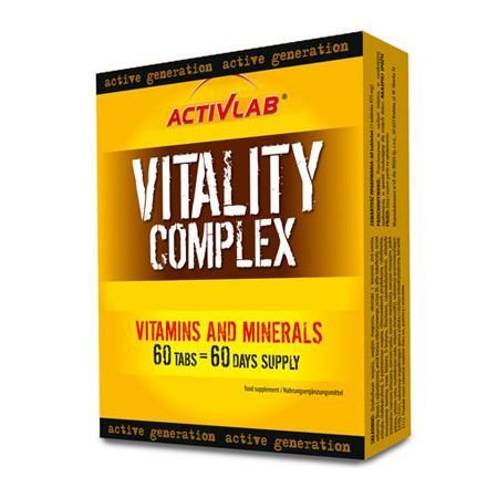 Vitality Complex, 60 шт, ActivLab. Витаминно-минеральный комплекс. Поддержание здоровья Укрепление иммунитета 