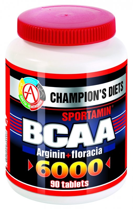 Sportamin BCAA 6000, 90 pcs, Academy-T. BCAA. Weight Loss recovery Anti-catabolic properties Lean muscle mass 