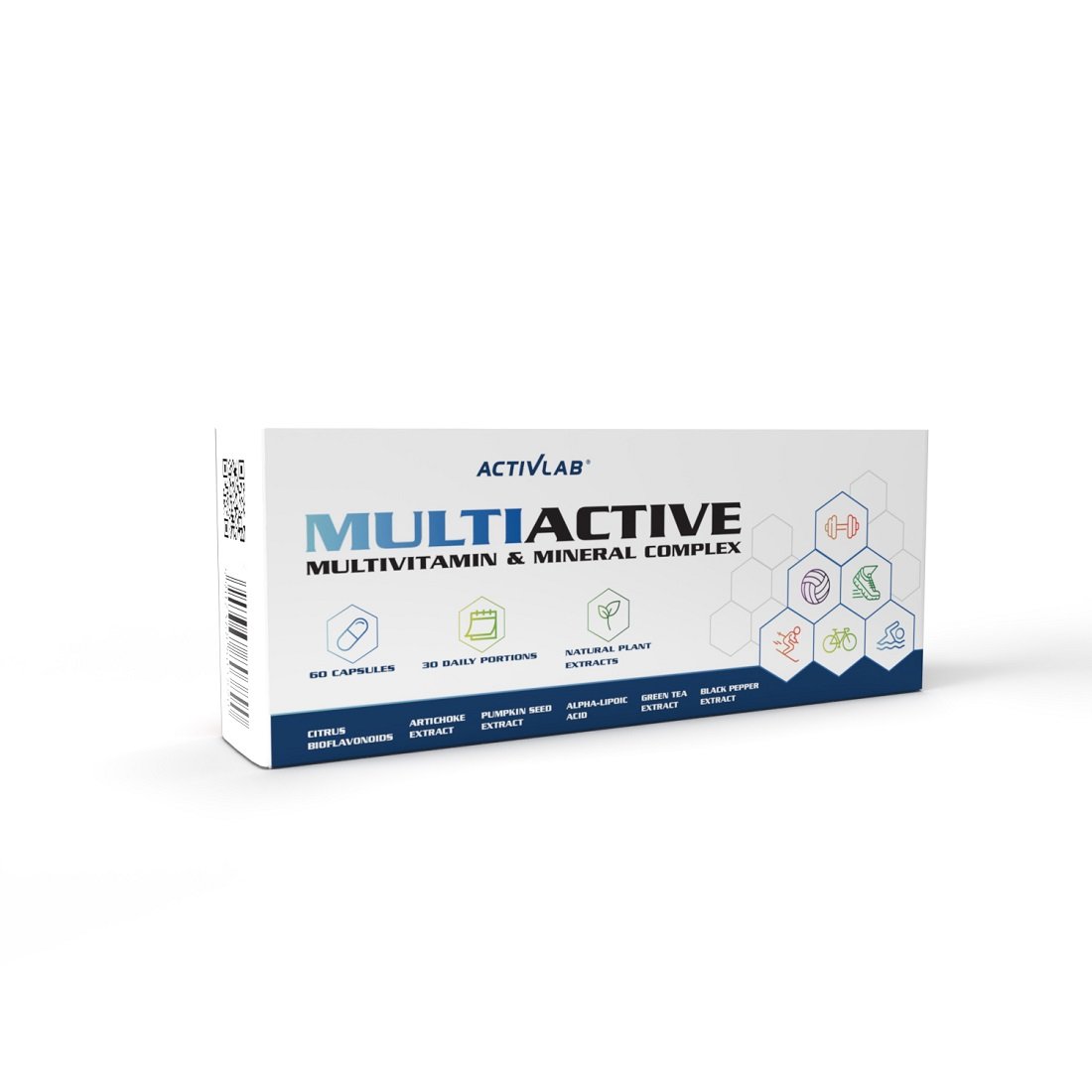 Витамины и минералы Activlab Pharma MultiActive, 60 капсул,  мл, ActivLab. Витамины и минералы. Поддержание здоровья Укрепление иммунитета 