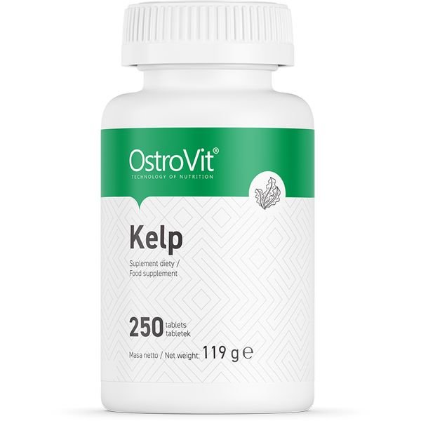Натуральная добавка OstroVit Kelp, 250 таблеток,  ml, Optisana. Natural Products. General Health 