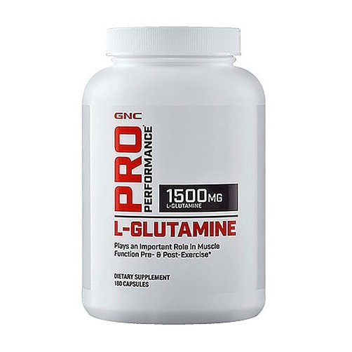 L-Glutamine, 180 шт, GNC. Глютамин. Набор массы Восстановление Антикатаболические свойства 