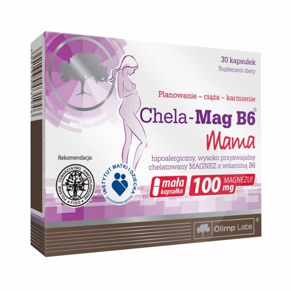 Витамины и минералы Olimp Chela-Mag B6 Mama, 30 капсул,  ml, Olimp Labs. Vitamins and minerals. General Health Immunity enhancement 