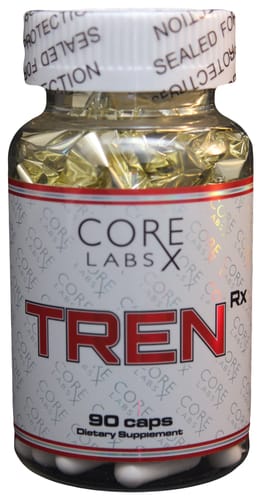 TREN Rx, 90 piezas, Core Labs. Suplementos especiales. 