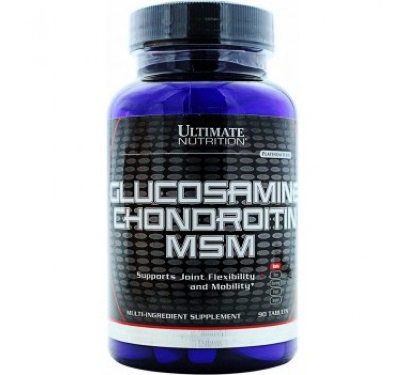 Ultimate Nutrition  GlucoChondro MSM 90 шт. / 30 servings,  ml, Ultimate Nutrition. For joints and ligaments. General Health Ligament and Joint strengthening 