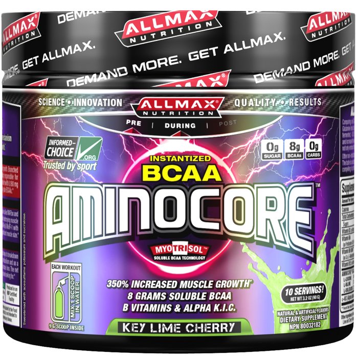 Aminocore, 90 g, AllMax. BCAA. Weight Loss स्वास्थ्य लाभ Anti-catabolic properties Lean muscle mass 