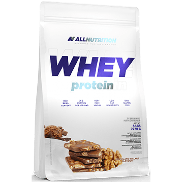 Сывороточный протеин концентрат AllNutrition Whey Protein (2,2 кг) алл нутришн Chocolate Banana,  мл, AllNutrition. Сывороточный концентрат. Набор массы Восстановление Антикатаболические свойства 