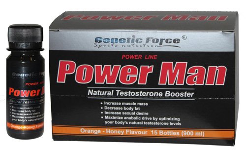 Power Man, 60 ml, Genetic Force. Testosterone Booster. General Health Libido enhancing Anabolic properties Testosterone enhancement 