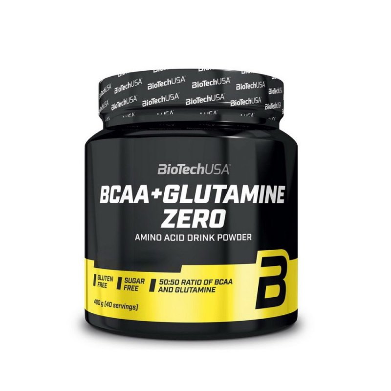 BCAA BioTech BCAA+Glutamine Zero, 480 грамм Лимон,  ml, BioTech. BCAA. Weight Loss स्वास्थ्य लाभ Anti-catabolic properties Lean muscle mass 