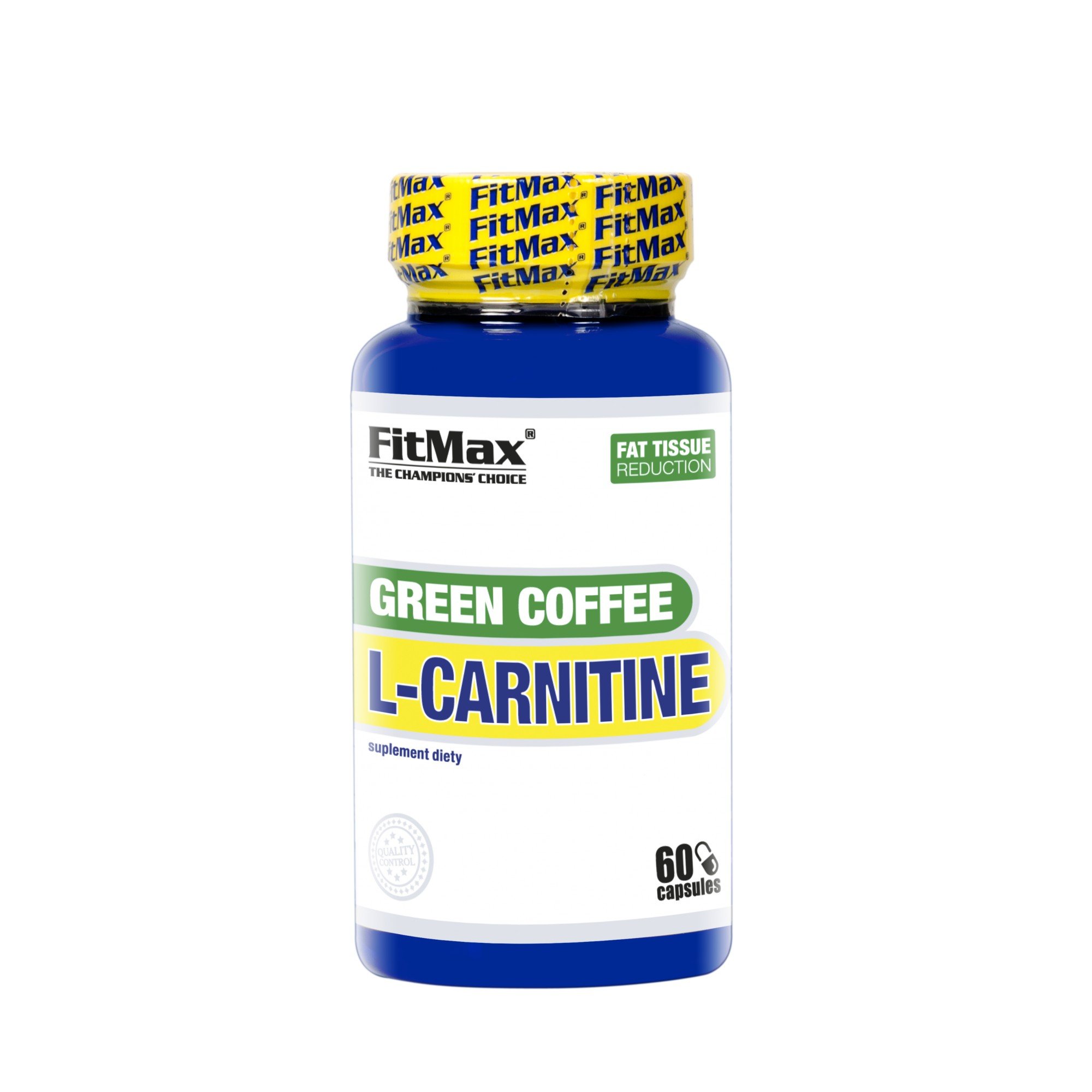 Green Cofee L-Carnitine, 60 шт, FitMax. L-карнитин. Снижение веса Поддержание здоровья Детоксикация Стрессоустойчивость Снижение холестерина Антиоксидантные свойства 