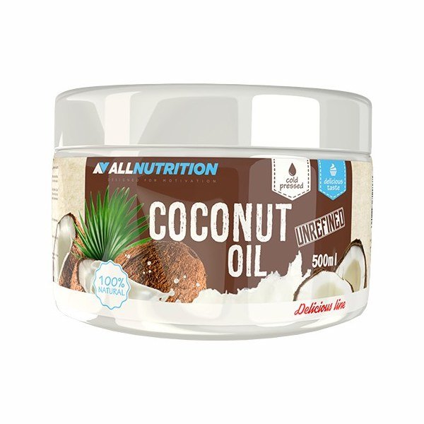 Заменитель питания AllNutrition Coconut Oil Unrefined, 500 мл,  ml, AllNutrition. Sustitución de comidas. 