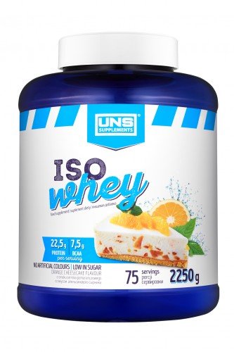 UNS ISO Whey 2250 г Ванильное мороженое,  мл, UNS. Сывороточный изолят. Сухая мышечная масса Снижение веса Восстановление Антикатаболические свойства 