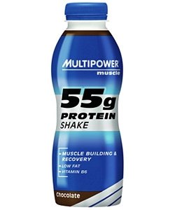 55 g Protein Shake, 500 ml, Multipower. Mezcla de proteínas. 