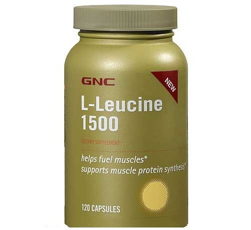 L-Leucine 1500, 120 шт, GNC. L-лейцин. 