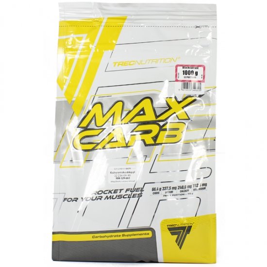 Max Carb, 1000 g, Trec Nutrition. Ganadores. Mass Gain Energy & Endurance recuperación 