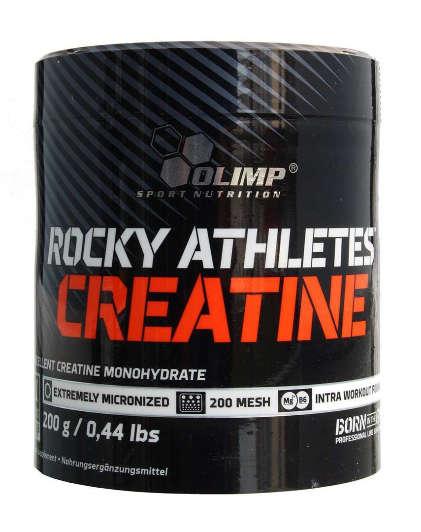 Rocky Athletes Creatine, 200 g, Olimp Labs. Monohidrato de creatina. Mass Gain Energy & Endurance Strength enhancement 