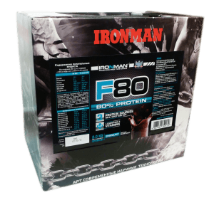 F 80, 2000 g, Ironman. Mezcla de proteínas. 