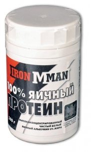 Яичный протеин, 100 g, Ironman. Proteína del huevo. 